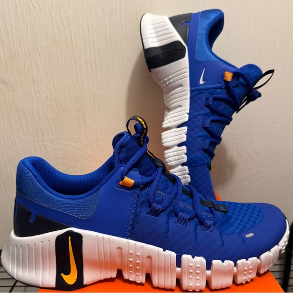 *BRAND NEW* in box never worn Nike Free Metcon 5 shoes in Racer Blue Size 11.5 - Picture 2 of 10